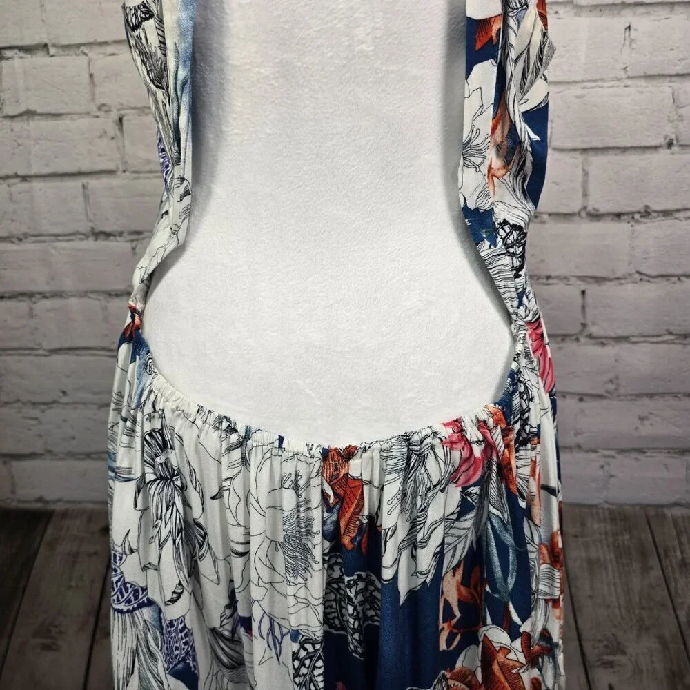 JAASE ENDLESS BOHEMIAN MAXI DRESS MAGNIOLIA PRINT FLORAL SIZE XL NWT - Picture 9 of 10